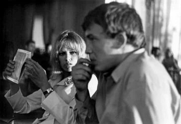 Nathalie Delon e Stefan Markovic a Saint-Tropez nel 1967